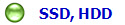 SSD, HDD